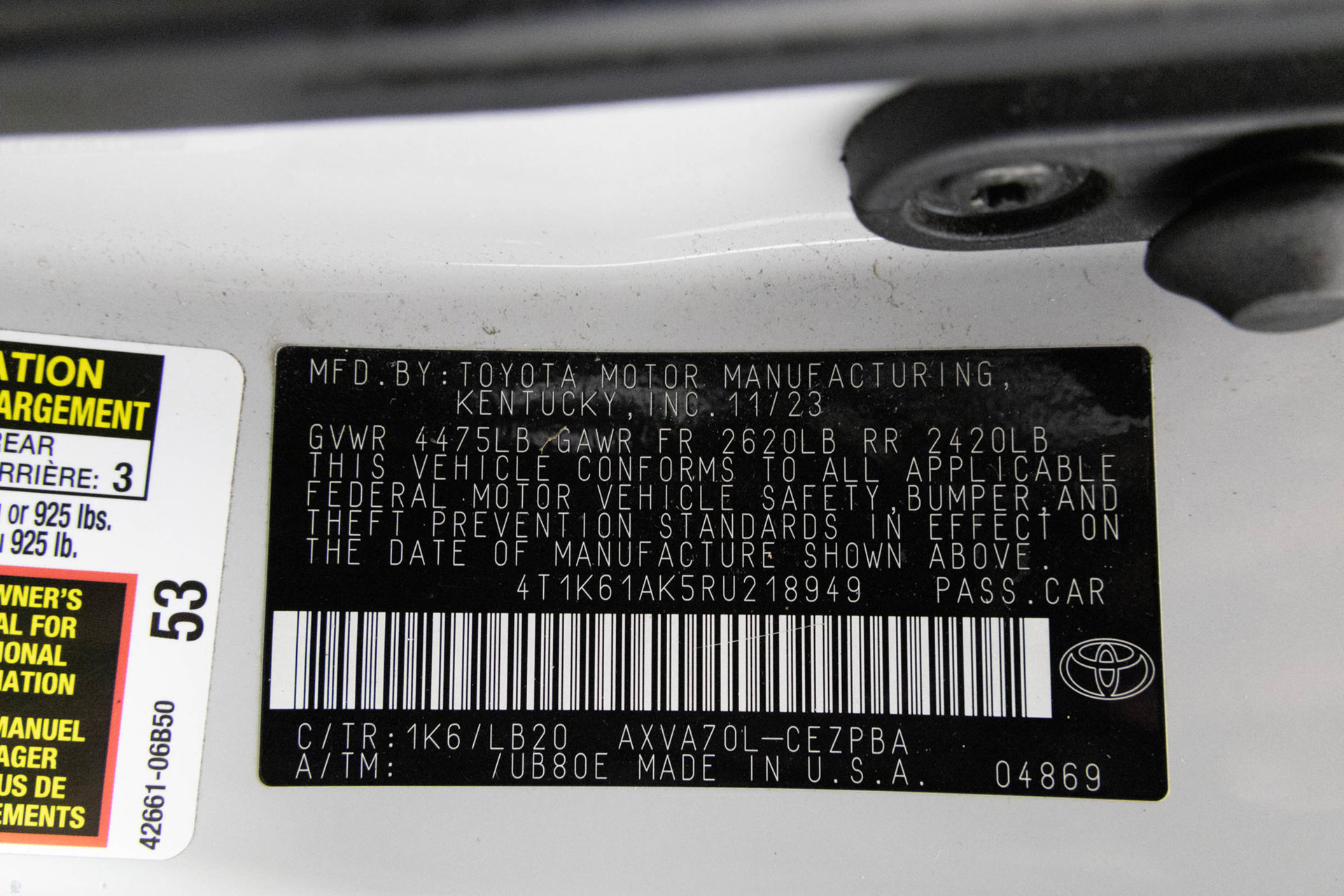 Used 2024 Toyota Camry XSE FWD image 47