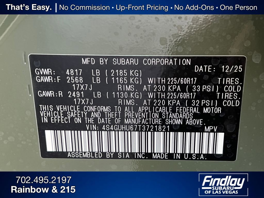 New 2026 Subaru Crosstrek 2.5i Wilderness image 34