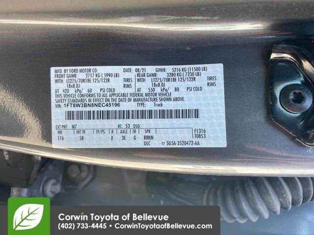 Used 2022 Ford F350 Lariat w/ Lariat Ultimate Package image 24