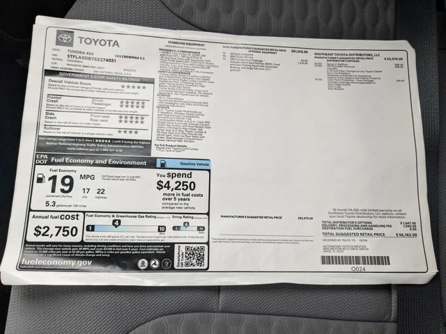 New 2025 Toyota Tundra SR5 image 17