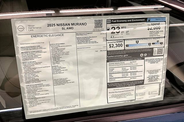 New 2025 Nissan Murano SL image 38