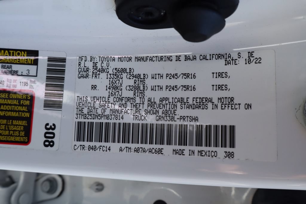 Used 2023 Toyota Tacoma SR5 w/ SX Package RWD image 38