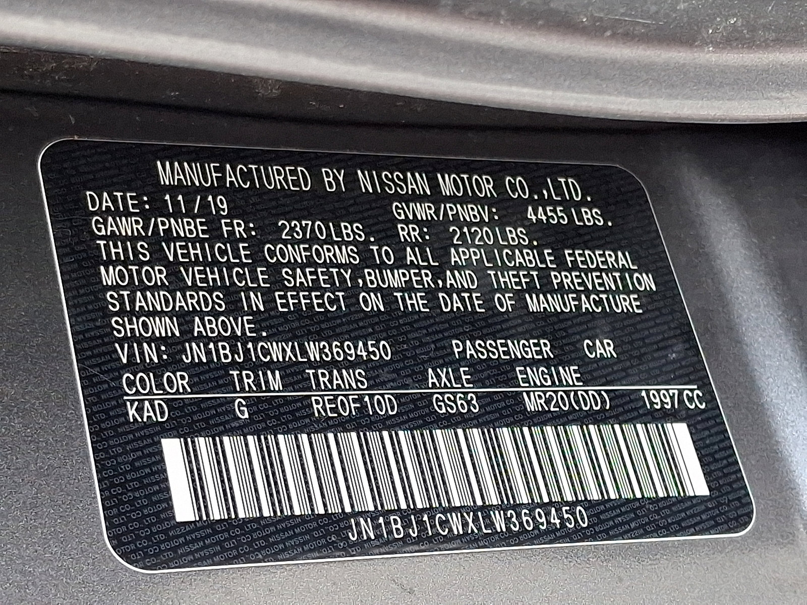 Used 2020 Nissan Rogue Sport S w/ Appearance Package image 26