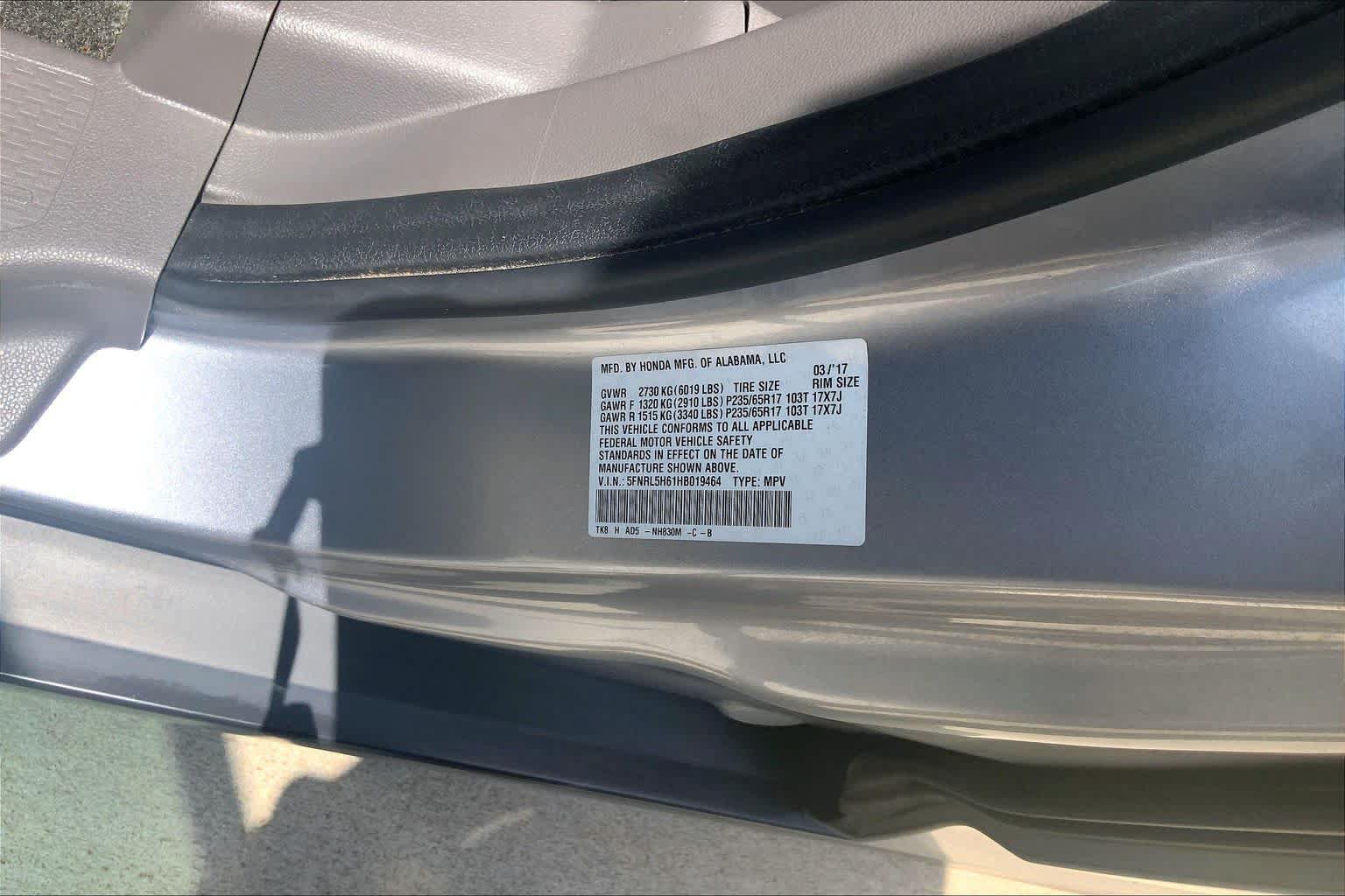 Used 2017 Honda Odyssey EX-L image 34