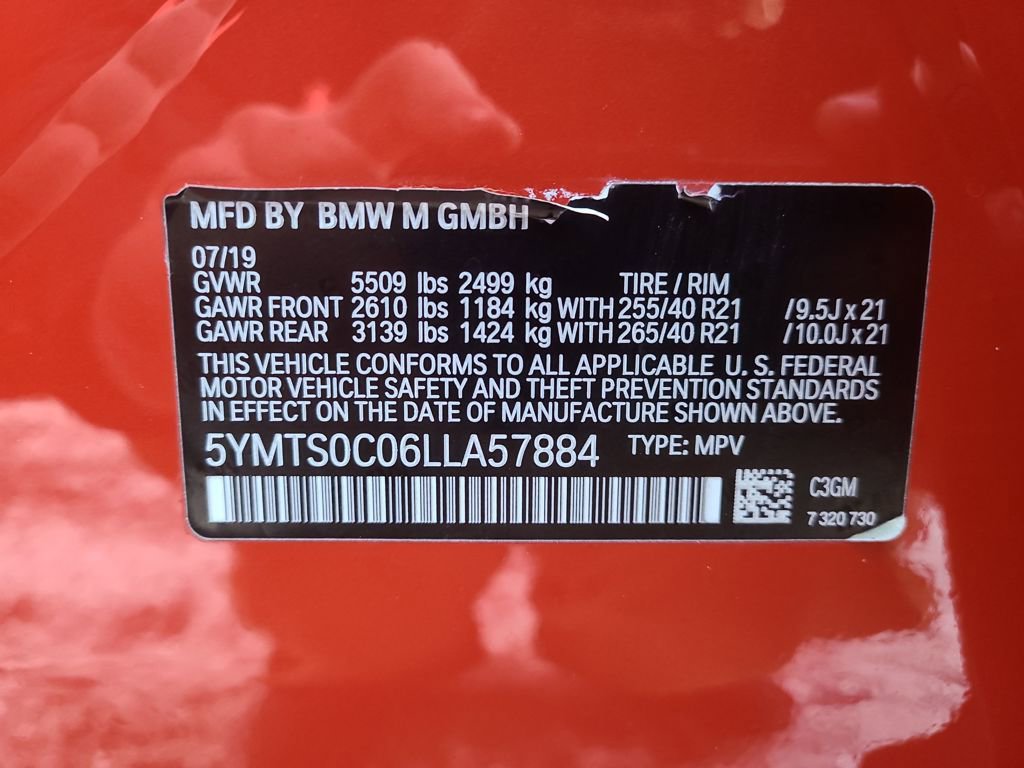 Used 2020 BMW X3 M w/ Executive Package image 43