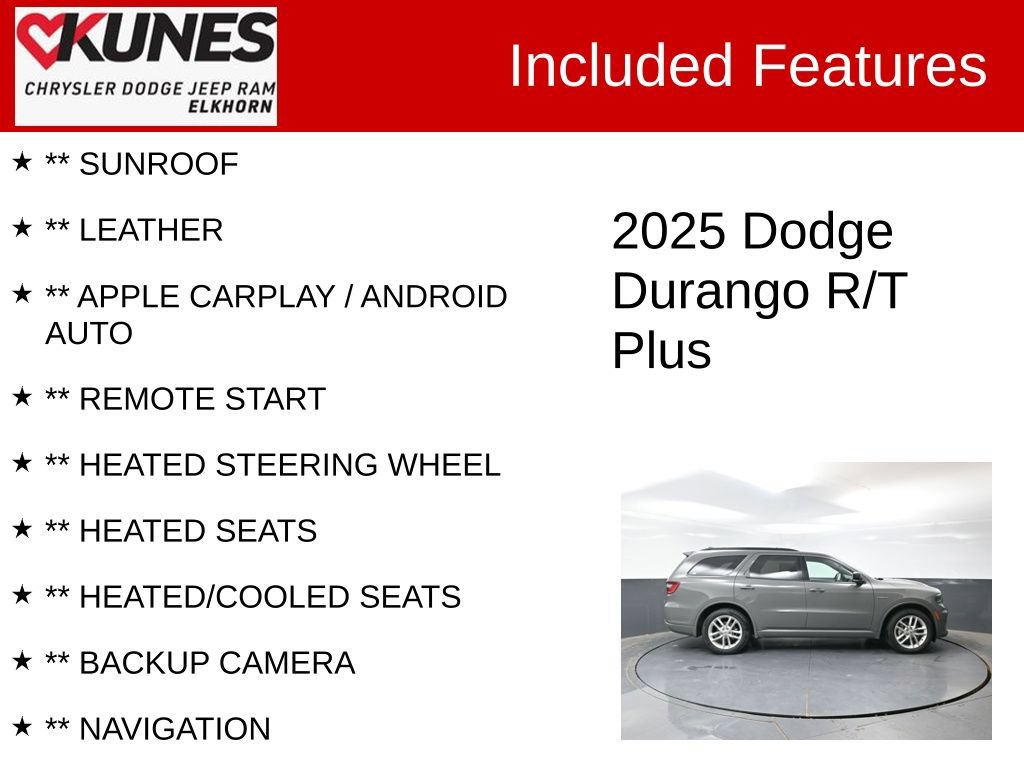 Used 2025 Dodge Durango R/T AWD/4WD image 3