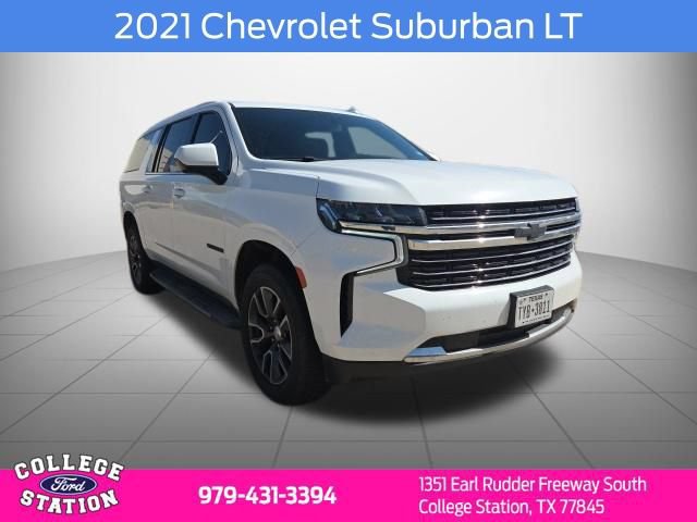 Used 2021 Chevrolet Suburban LT w/ Rear Media and Nav Package