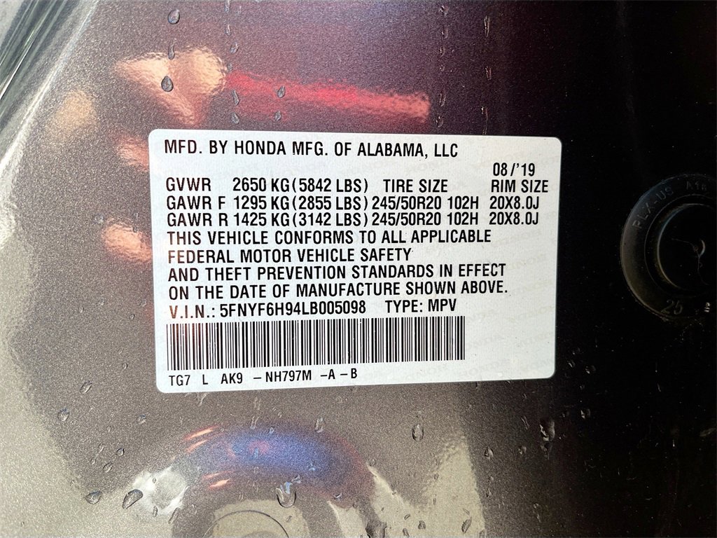 Used 2020 Honda Pilot Touring image 34