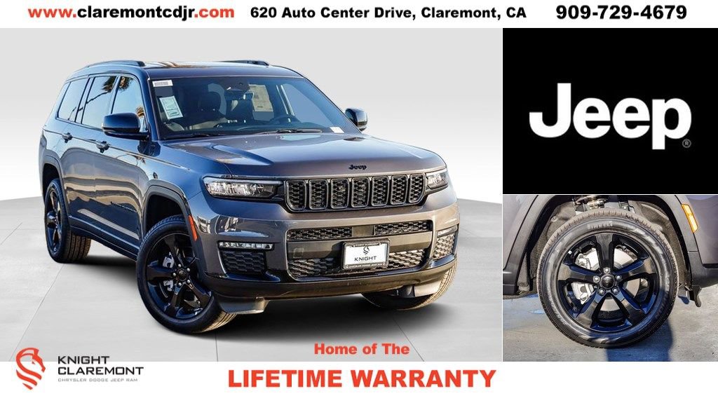 New 2025 Jeep Grand Cherokee L Limited w/ Black Appearance Package