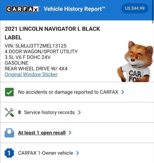 Used 2021 Lincoln Navigator L Black Label w/ Special Edition Package image 4