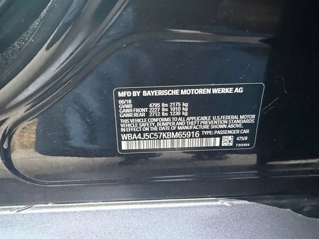 Used 2019 BMW 440i Gran Coupe w/ M Sport Package RWD image 40