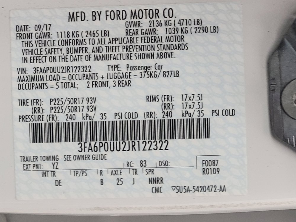 Used 2018 Ford Fusion S FWD image 33