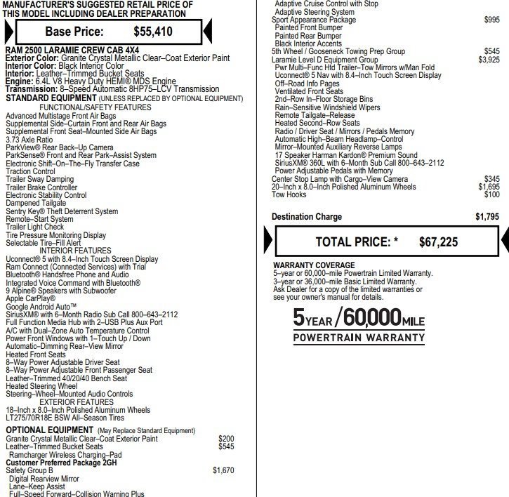 Used 2022 RAM 2500 Laramie image 2