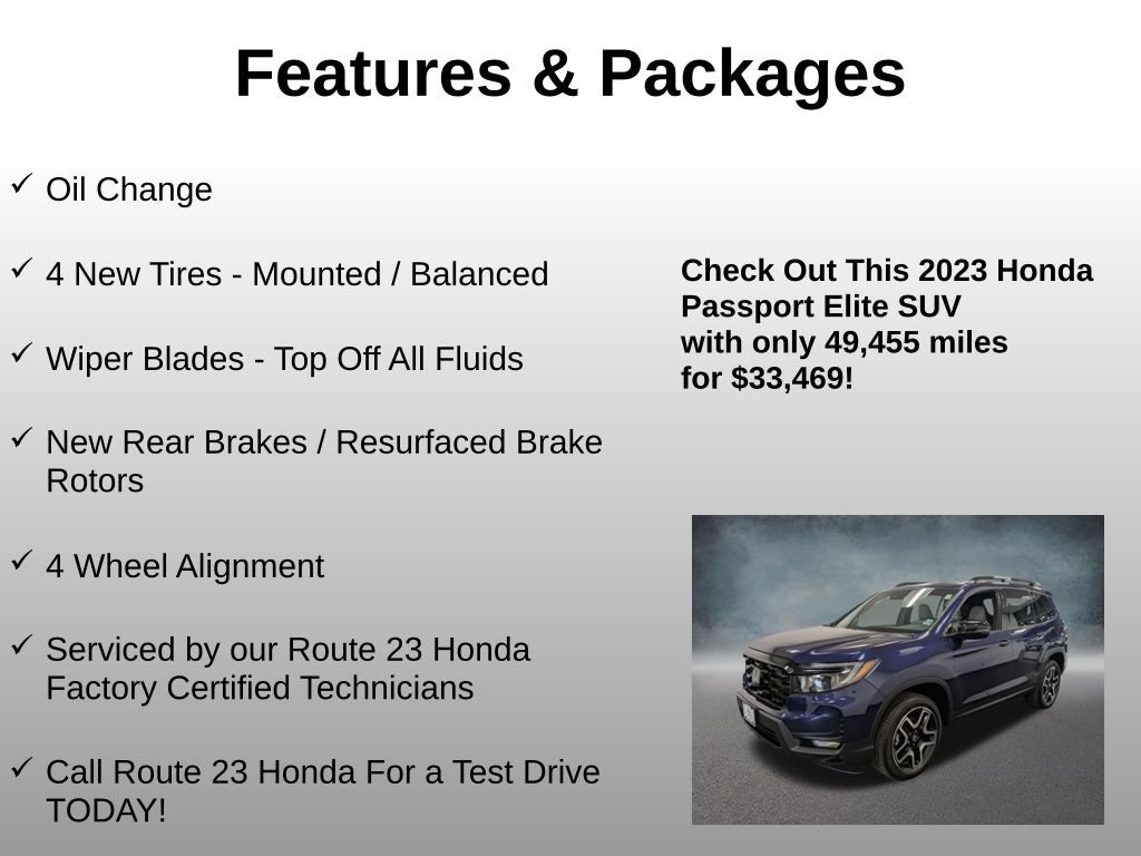 Certified 2023 Honda Passport Elite image 4