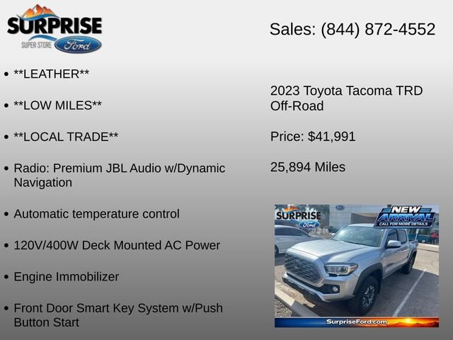 Used 2023 Toyota Tacoma TRD Off-Road AWD/4WD image 12