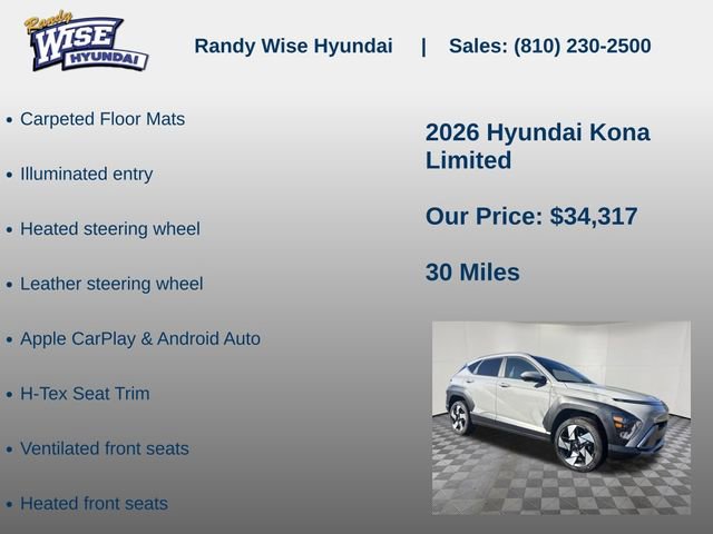 New 2026 Hyundai Kona Limited image 15