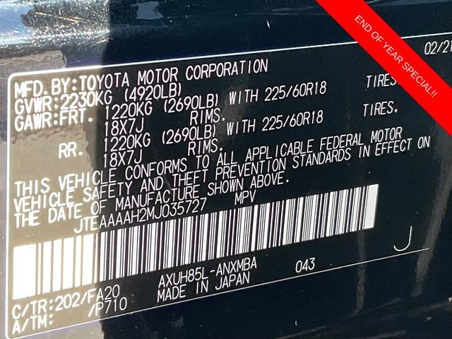 Used 2021 Toyota Venza LE image 18