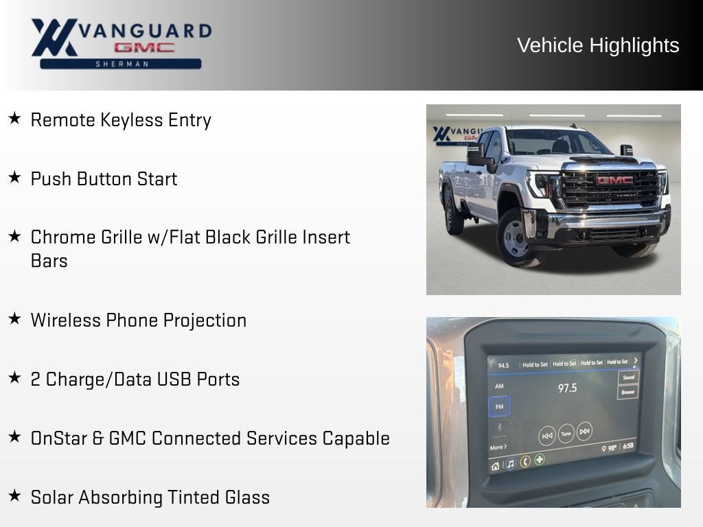 Used 2024 GMC Sierra 2500 Pro w/ 1SA Pro Safety Plus Package RWD image 11