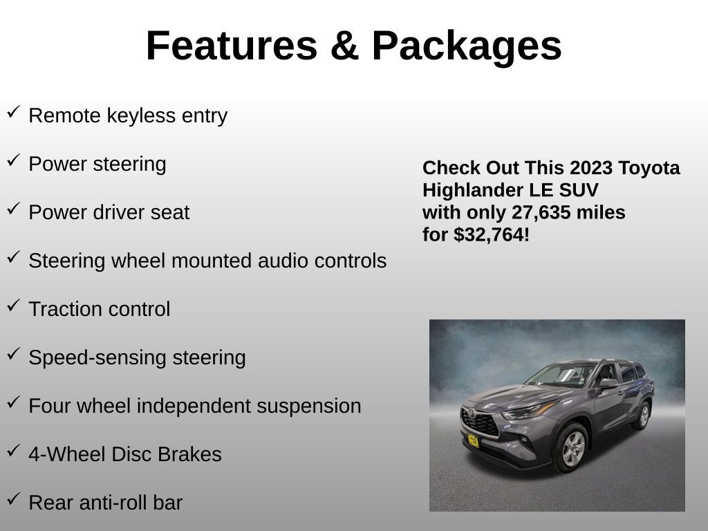 Used 2023 Toyota Highlander LE image 13