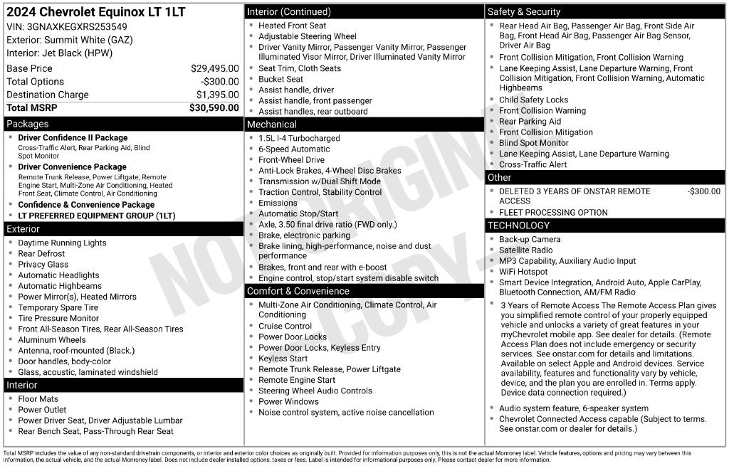 Used 2024 Chevrolet Equinox LT FWD image 17