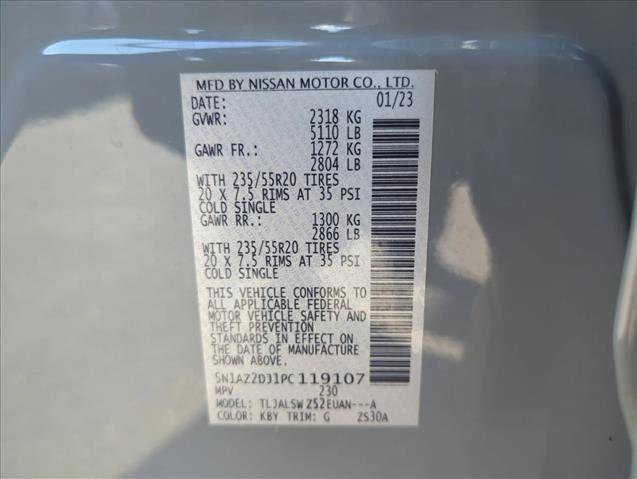 Certified 2023 Nissan Murano Platinum w/ Cargo Package image 28