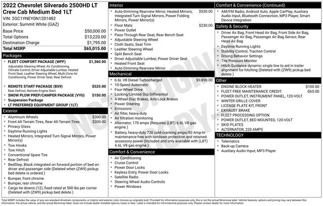 Certified 2022 Chevrolet Silverado 2500 LT w/ Fleet Comfort Package image 28