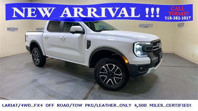 Certified 2024 Ford Ranger Lariat w/ FX4 Off-Road Package