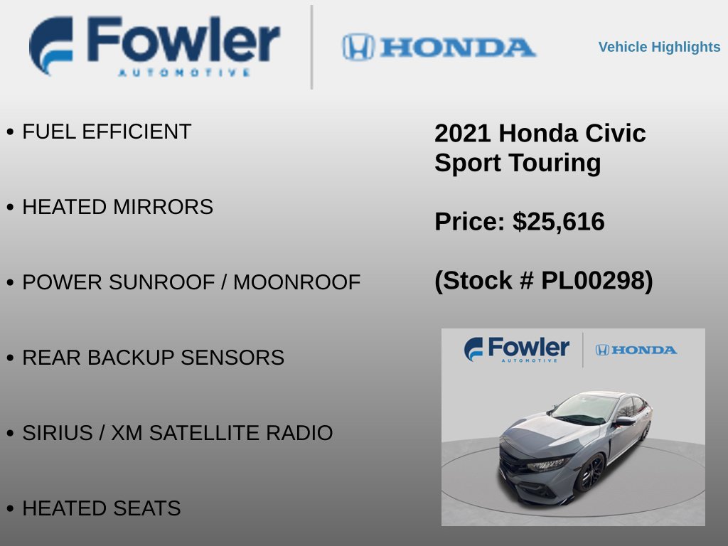 Used 2021 Honda Civic Sport Touring image 12