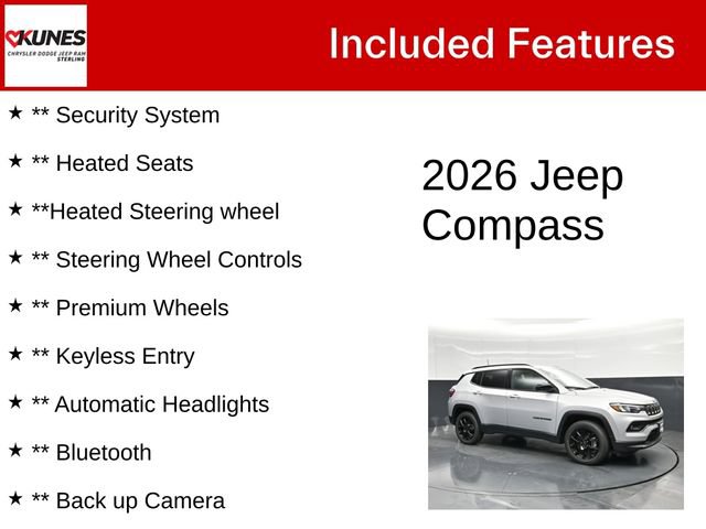 Used 2026 Jeep Compass Latitude AWD/4WD image 4