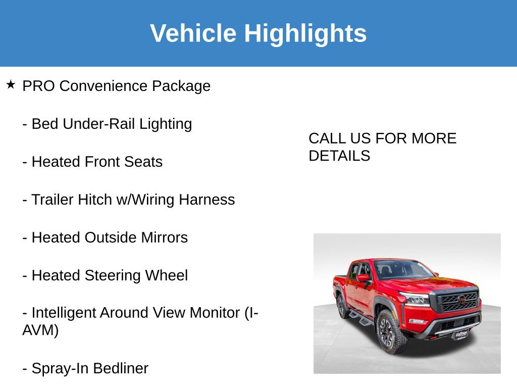 Used 2023 Nissan Frontier PRO-4X w/ Pro Convenience Package AWD/4WD image 15