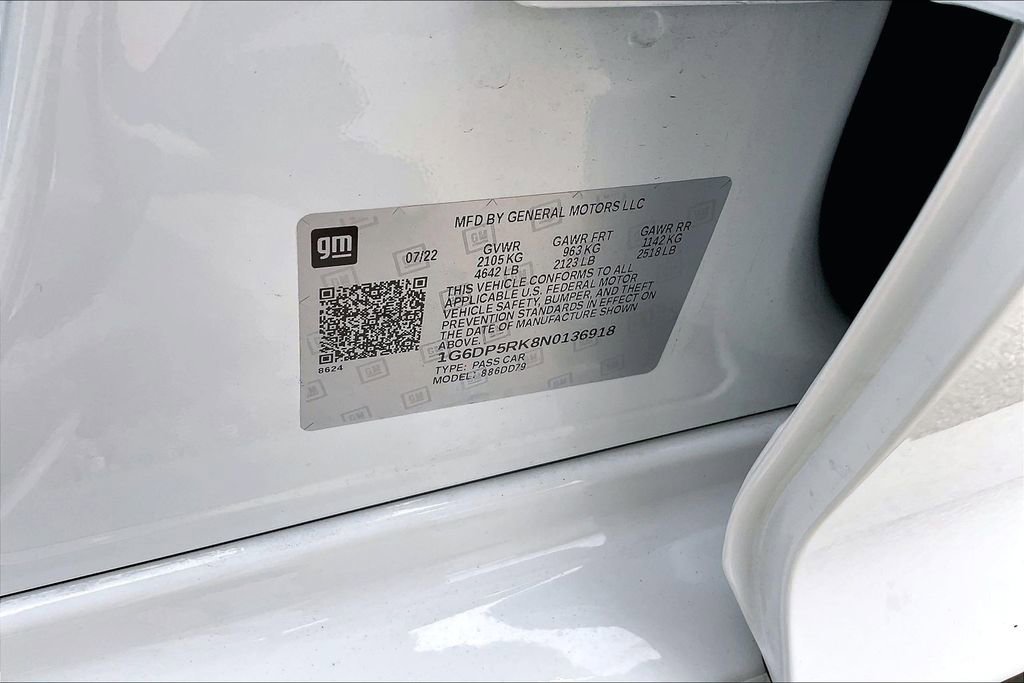 Used 2022 Cadillac CT5 Sport w/ Climate Package image 16