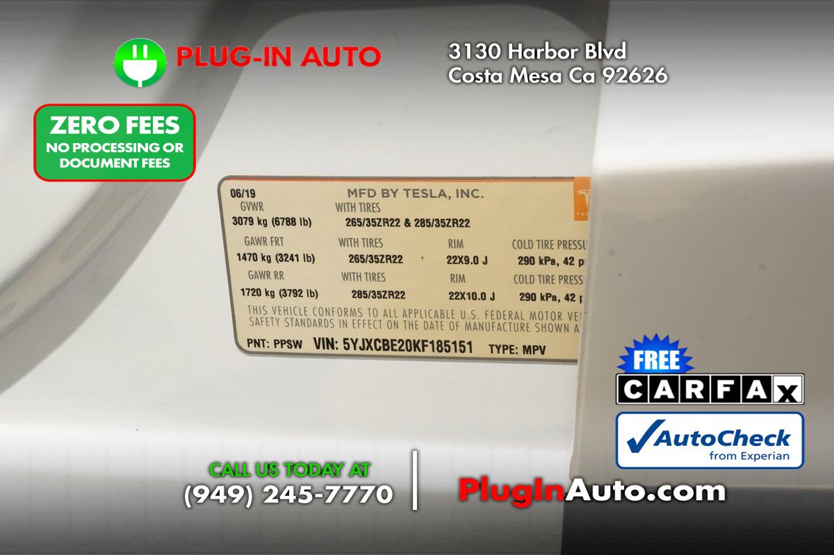 Used 2019 Tesla Model X Long Range AWD/4WD image 10