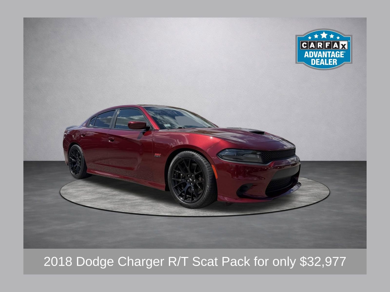 Used 2018 Dodge Charger R/T Scat Pack w/ Dynamics Package RWD image 1