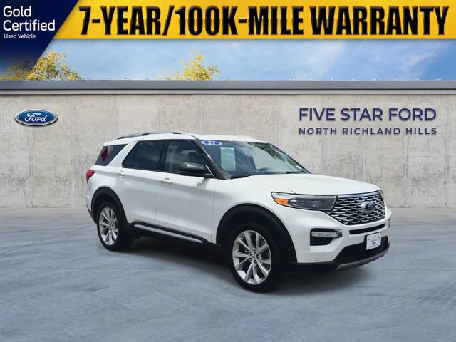 Certified 2021 Ford Explorer Platinum w/ Premium Technology Package AWD/4WD image 2