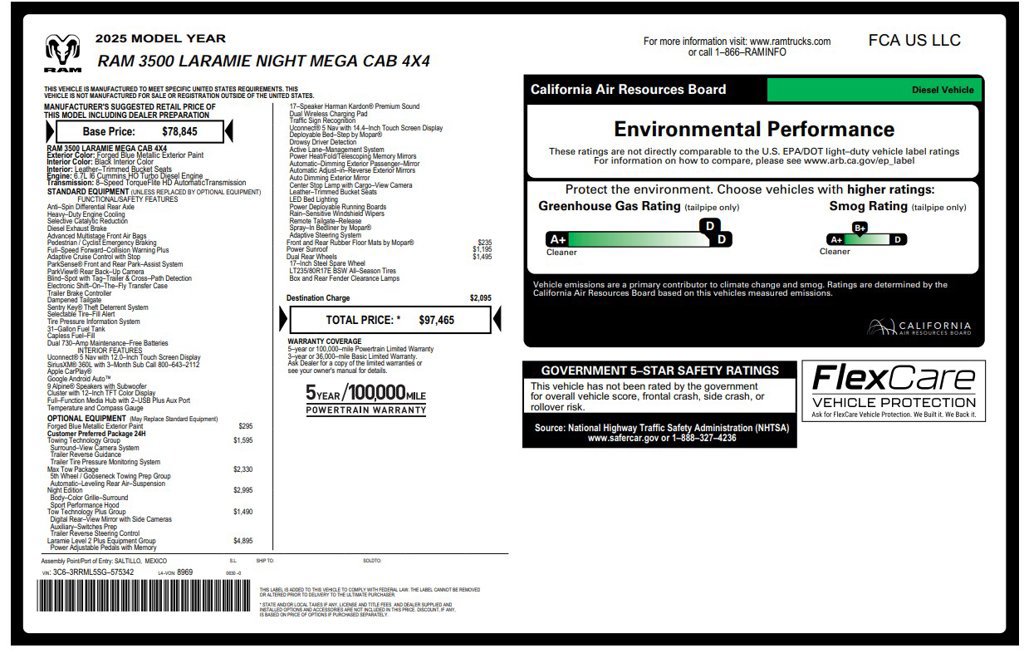 Used 2025 RAM 3500 Laramie AWD/4WD image 4