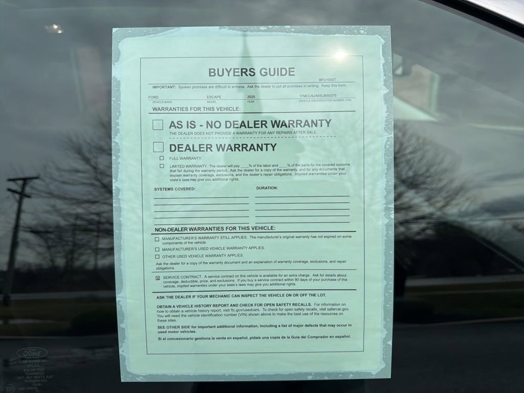 Used 2025 Ford Escape Platinum w/ Premium Technology Package image 40