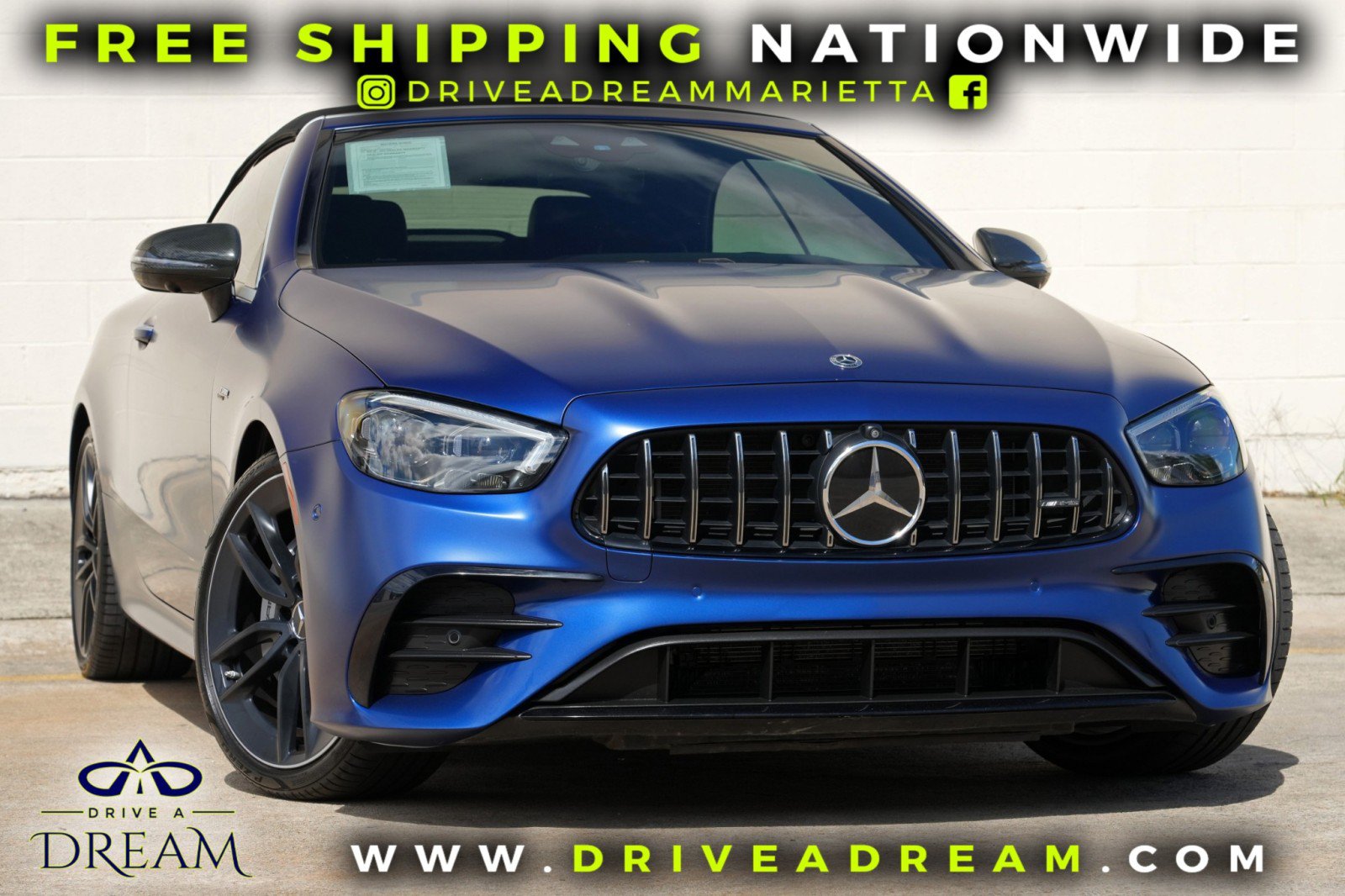Used 2021 Mercedes-Benz E 53 AMG 4MATIC Cabriolet image 2