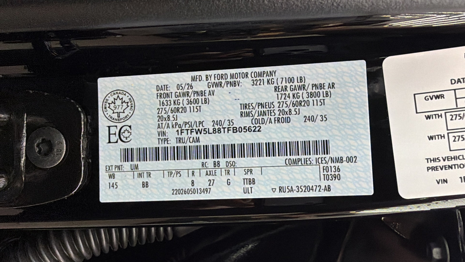 Used 2026 Ford F150 Lariat w/ Equipment Group 502A High AWD/4WD image 42