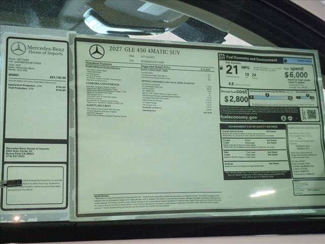 New 2027 Mercedes-Benz GLE 450 4MATIC image 16