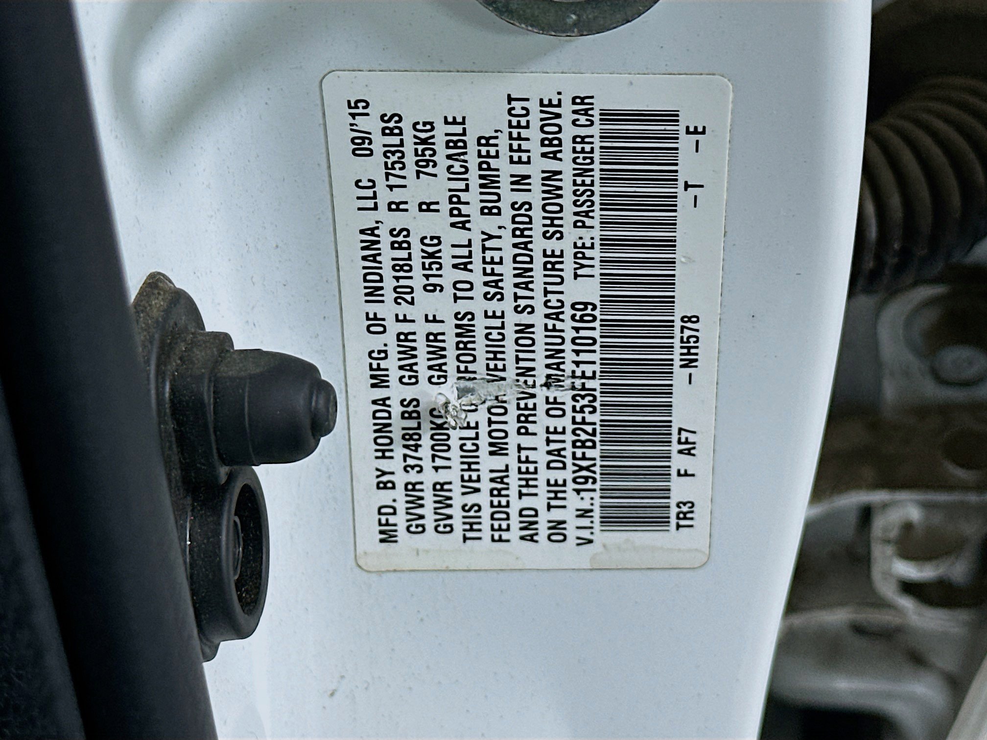 Used 2015 Honda Civic LX image 12
