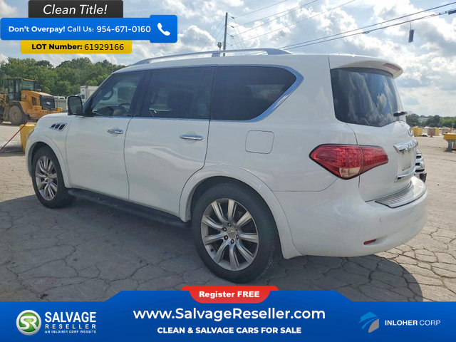 Used 2012 INFINITI QX56 4WD w/ Deluxe Touring Pkg image 3