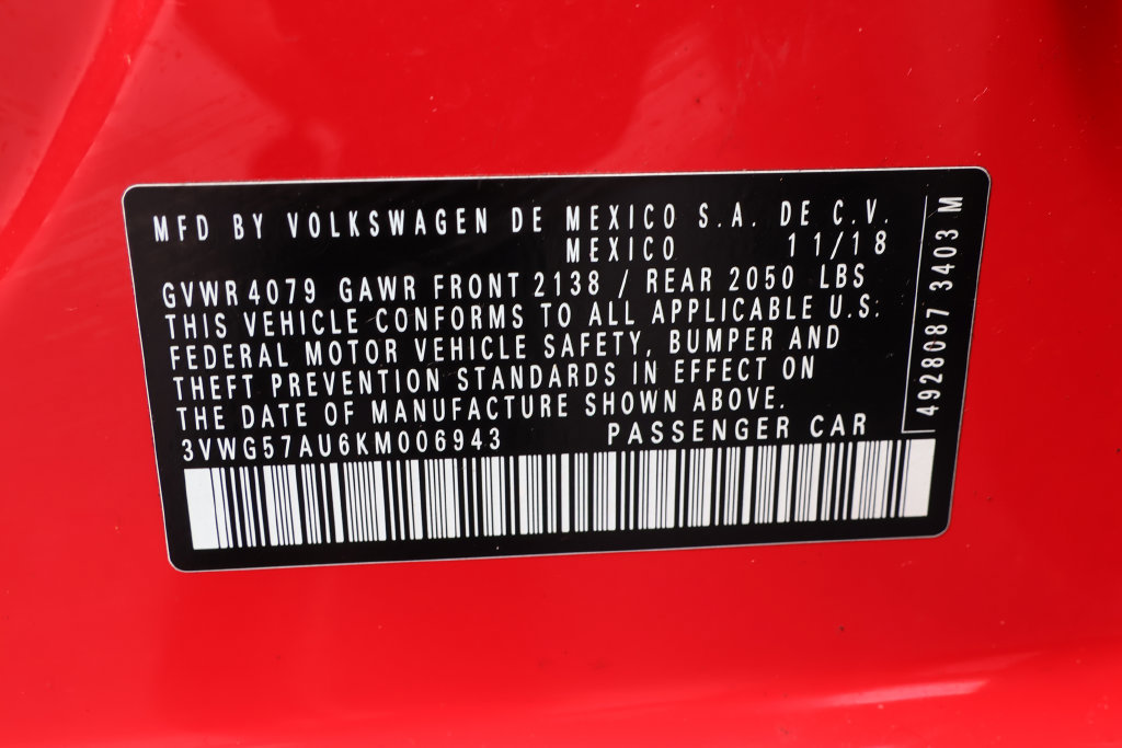 Used 2019 Volkswagen Golf SE w/ Driver Assistance Package FWD image 41