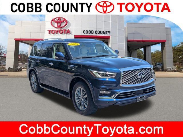 Used 2023 INFINITI QX80 Luxe w/ Cargo Package AWD/4WD image 1