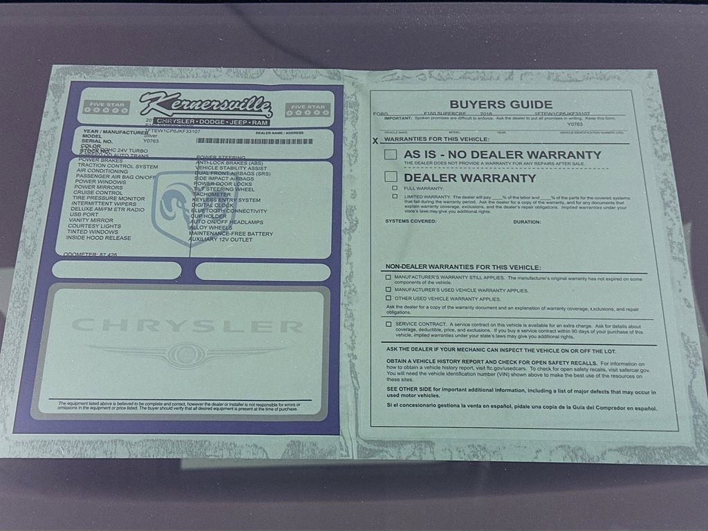 Used 2018 Ford F150 XL w/ Equipment Group 101A Mid image 36