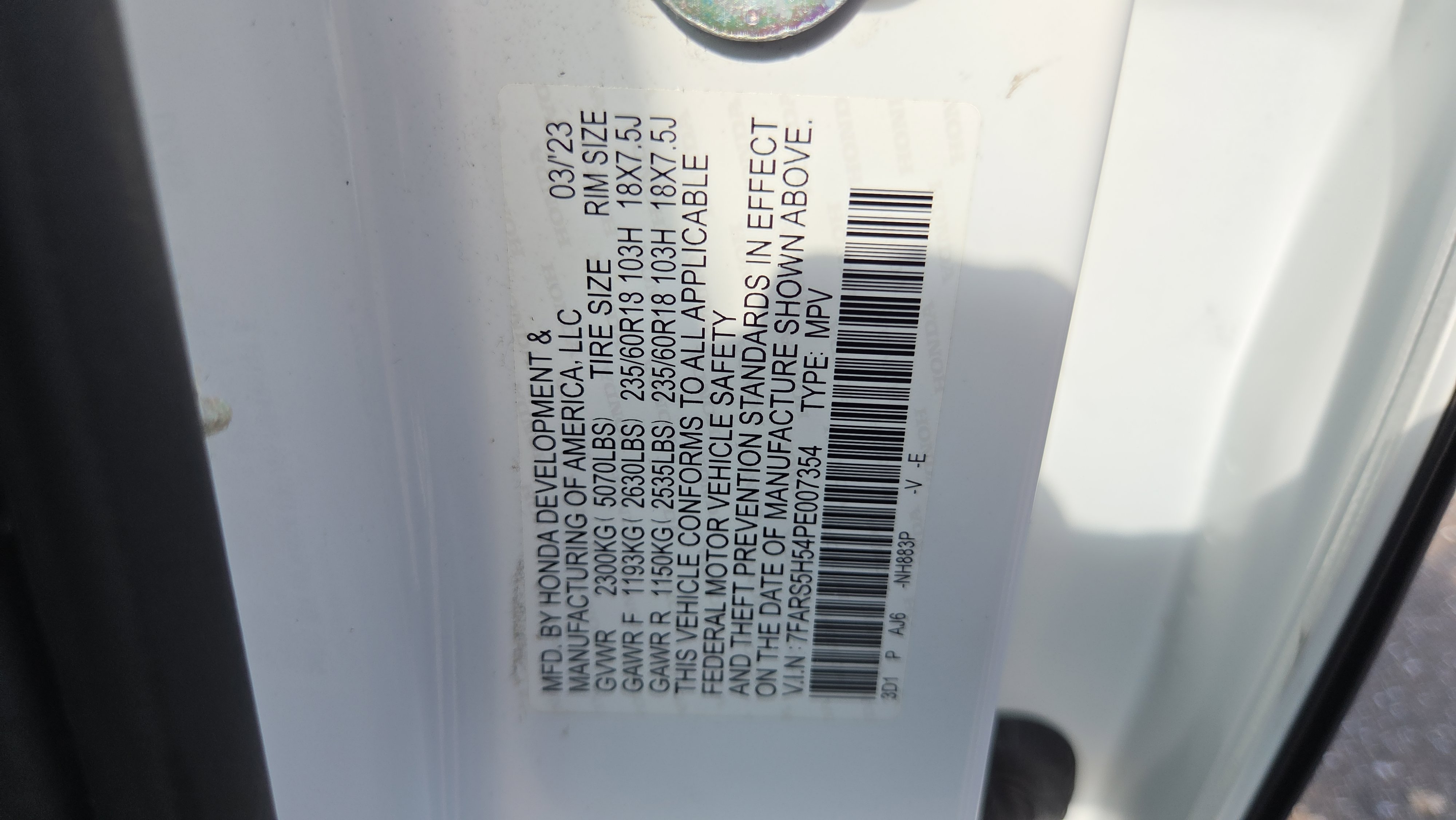 Certified 2023 Honda CR-V Sport image 26