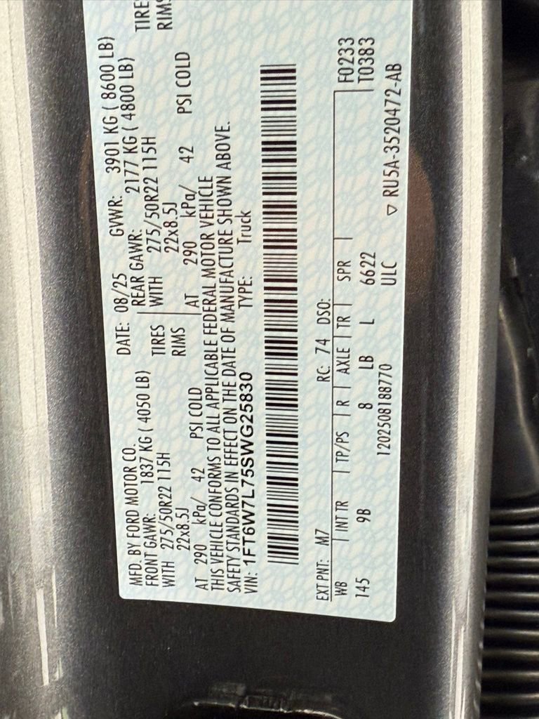 New 2025 Ford F150 Lightning Platinum image 47