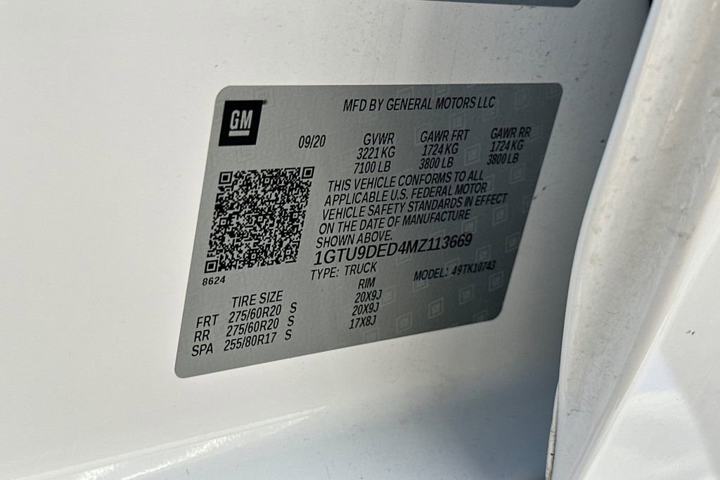 Used 2021 GMC Sierra 1500 SLT w/ SLT Premium Plus Package AWD/4WD image 29