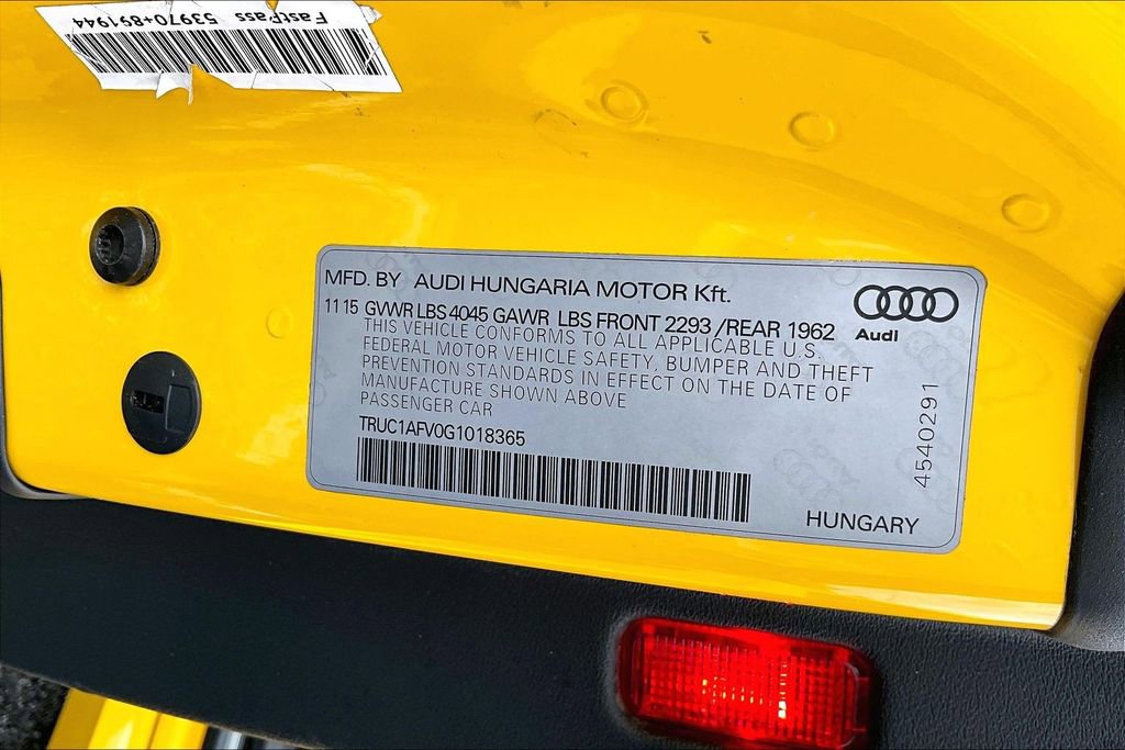 Used 2016 Audi TTS 2.0T Coupe AWD/4WD image 34