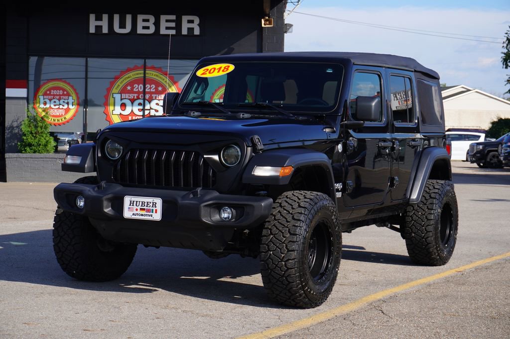 Used 2018 Jeep Wrangler Unlimited Sport image 3