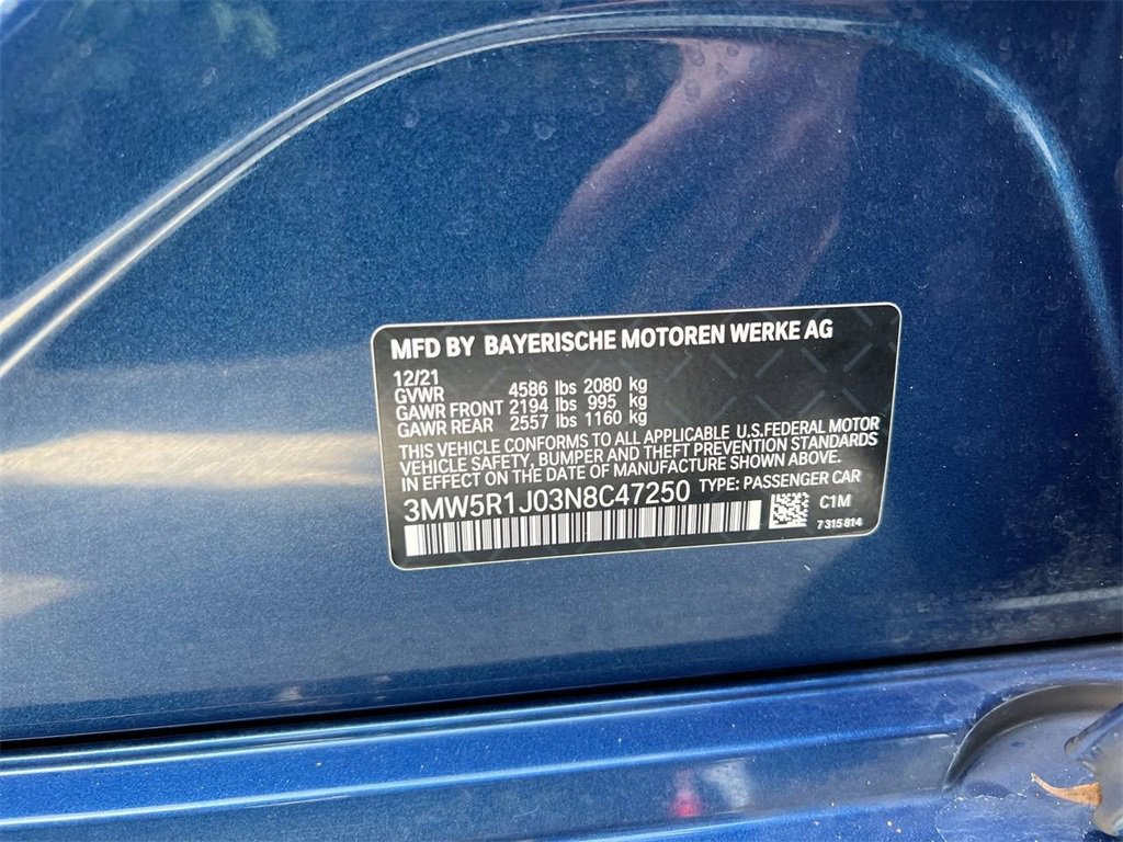 Used 2022 BMW 330i Sedan w/ Driving Assistance Package image 23